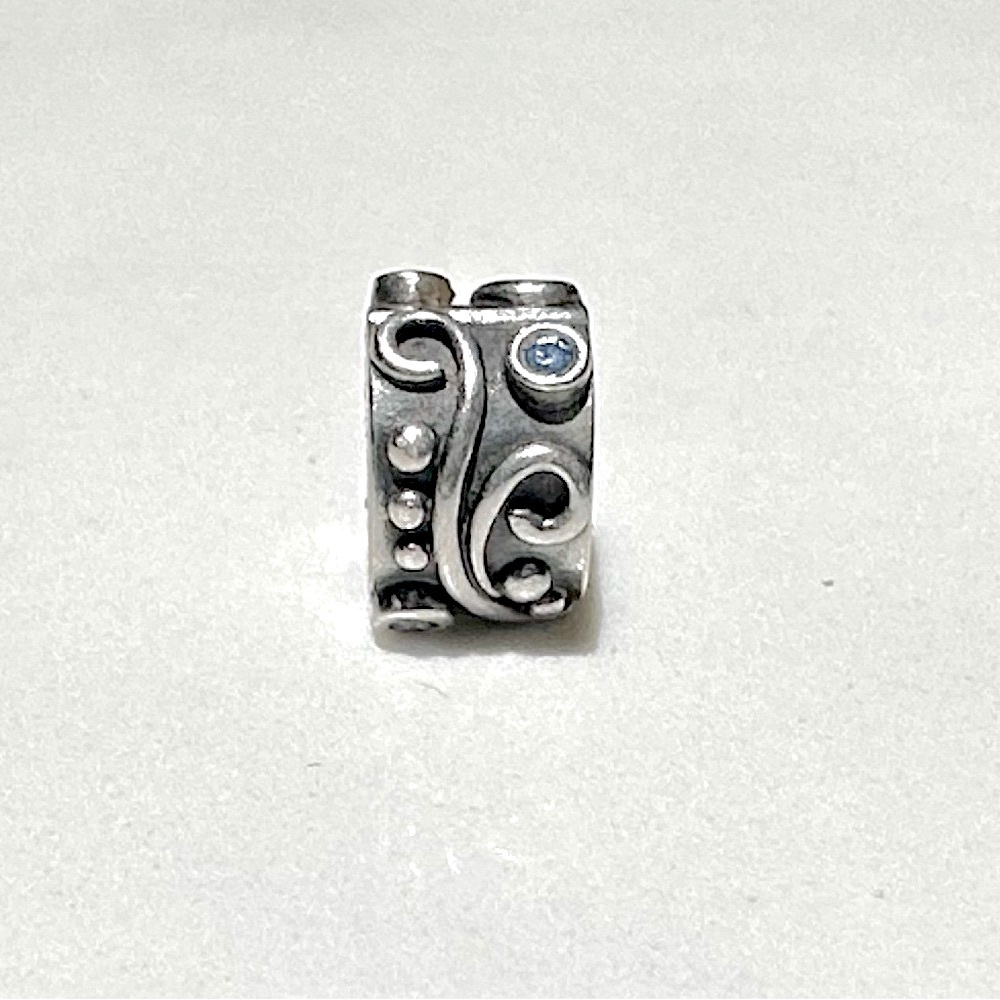 Pandora (Retired) Tendril Swirl Charm #790380PCZ